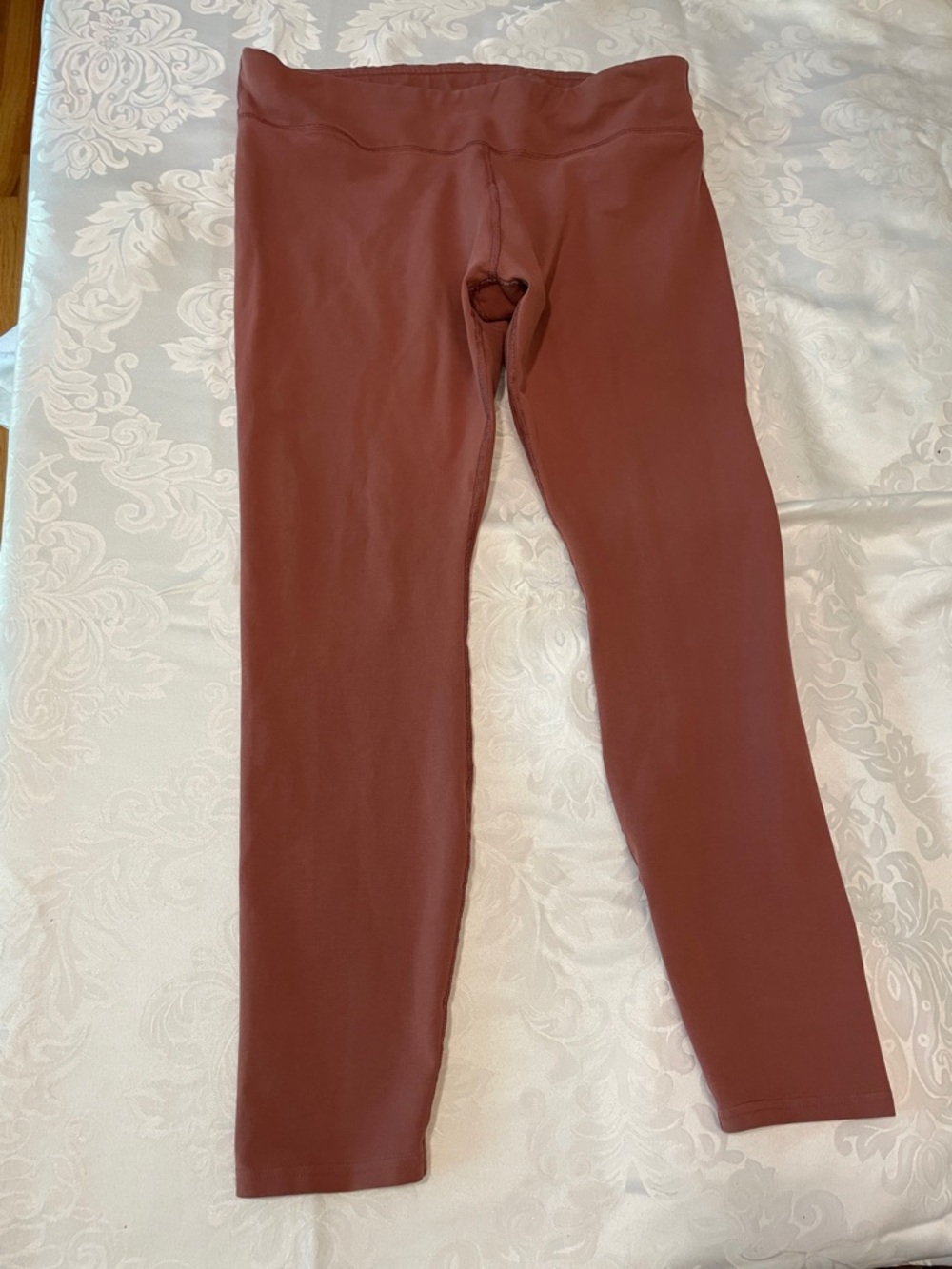 Pact Brick-Tone Stretch Leggings